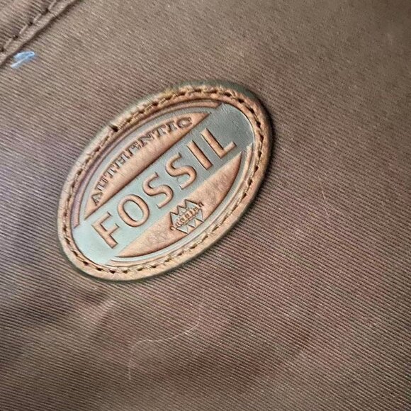 Fossil Mens Pebble Leather Briefcase - Picture 12 of 12